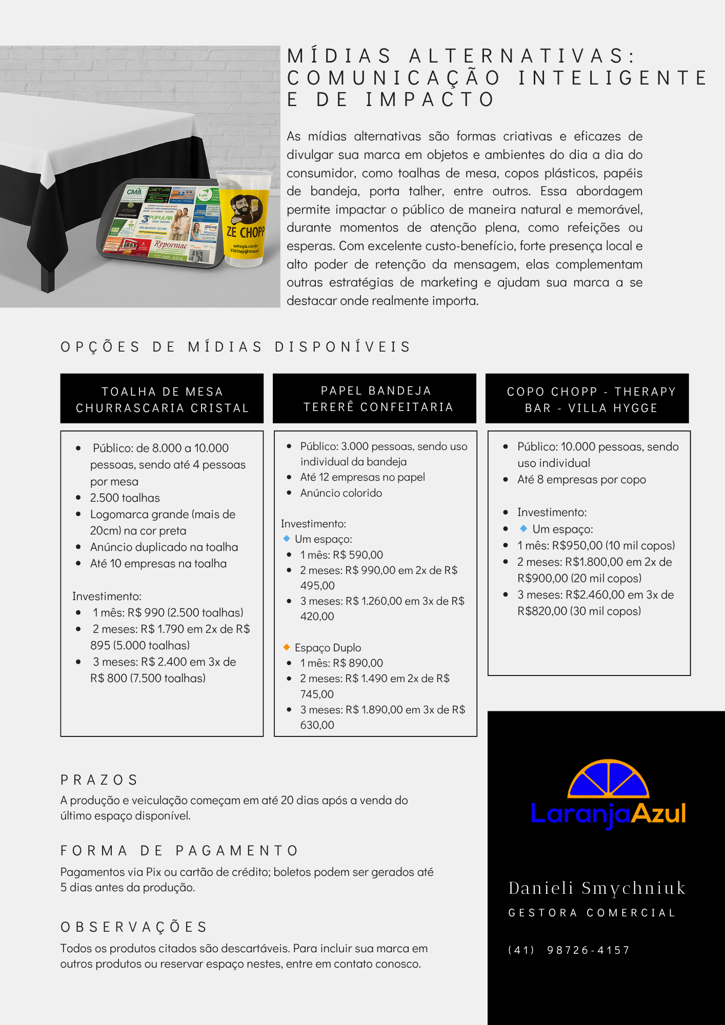 Proposta Mídias Alternativas